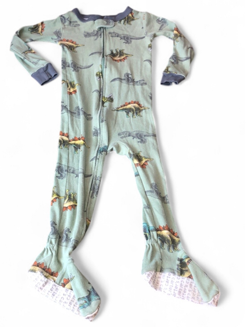 Carter dinosaurs Zip up footie pajamas